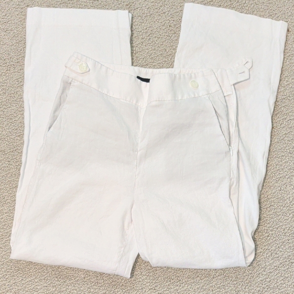 Talbots Pants - Talbots High Rise Linen Pants, 2P, Inseam 28